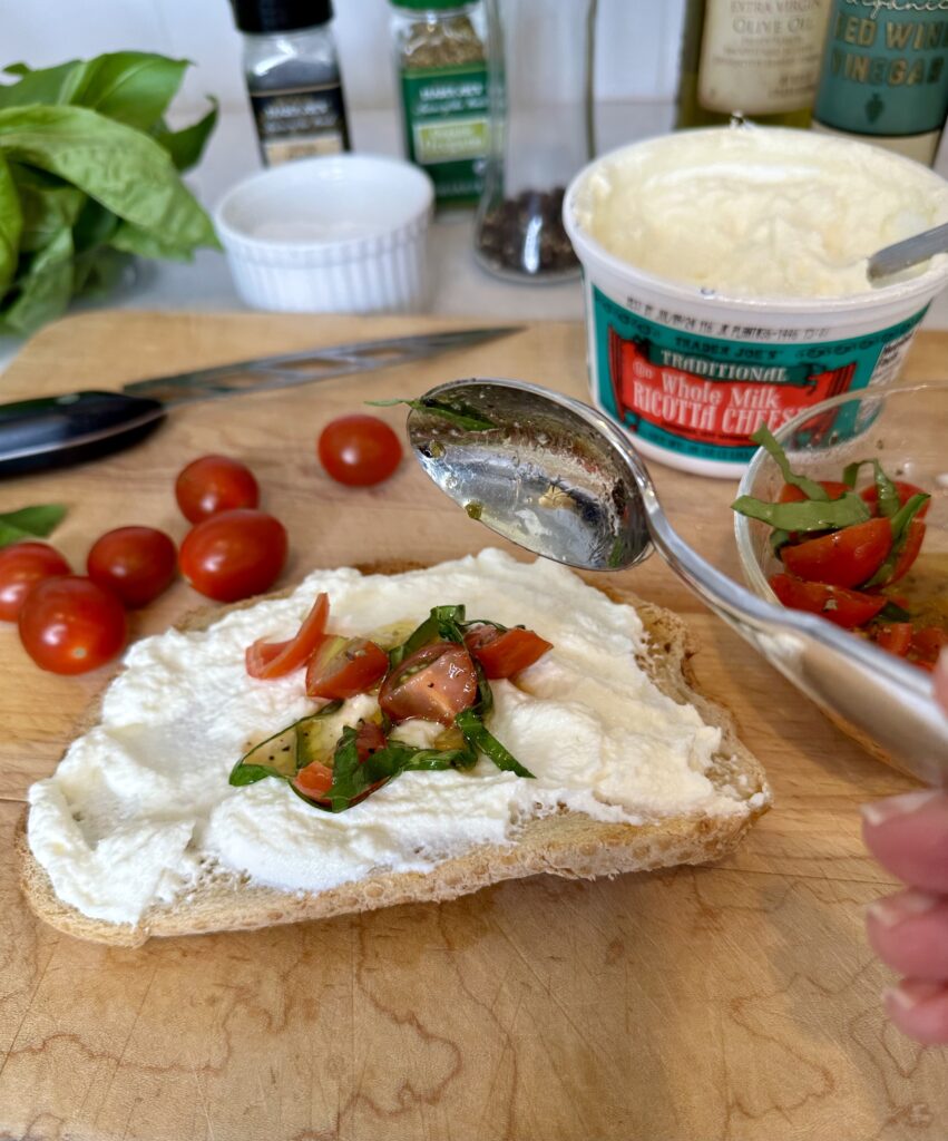 Simple Ricotta Toast Easy Italian Ricotta Toast Recipe • In the Kitchen with Steff